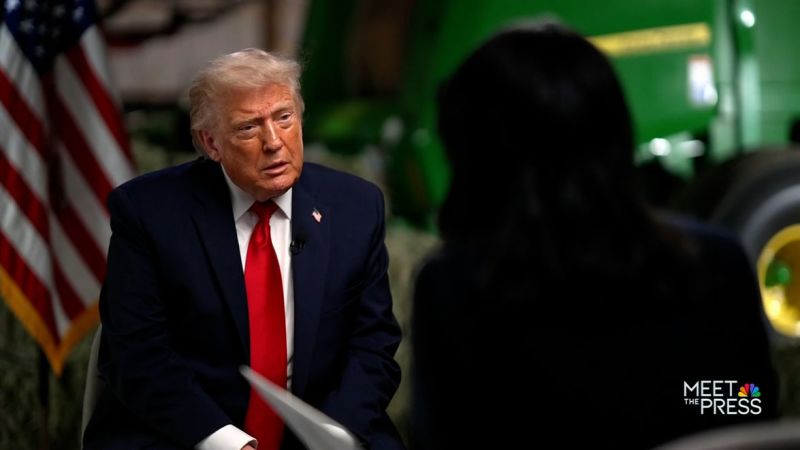 Fact check: Trump told NBC that he never promised not to start a new war. He did, repeatedly