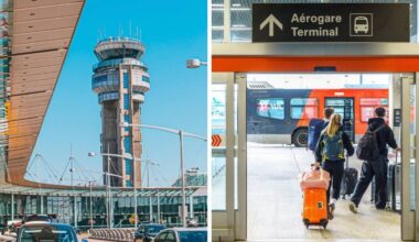 Montreal Airport just moved its pickup waiting area and it's already causing confusion