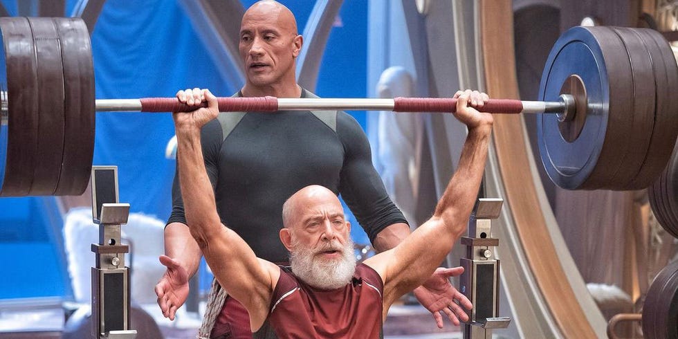 J.K. Simmons Santa The Rock jk simmons santa the rock