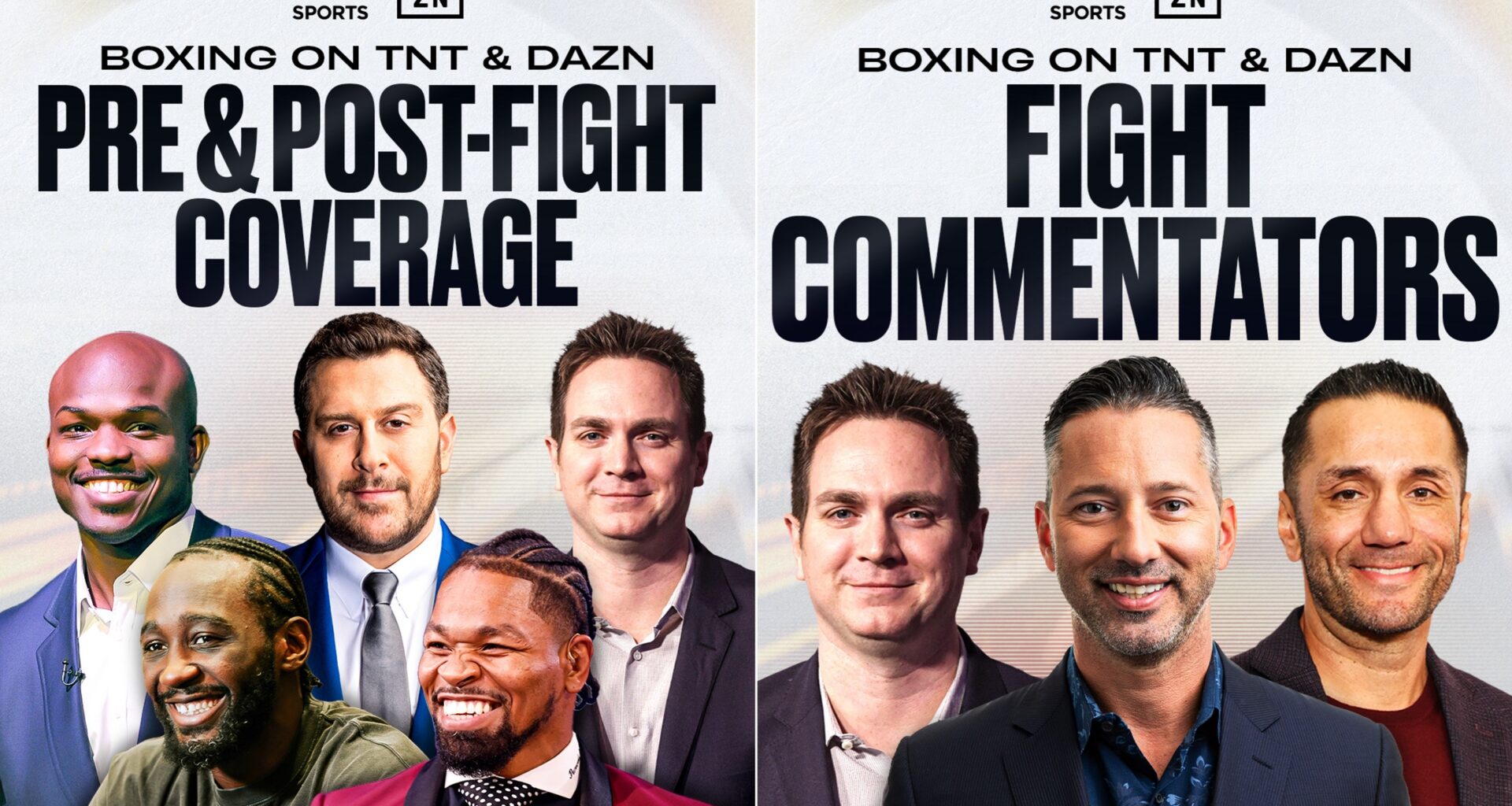 TNT Sports and DAZN Unveil Star-Studded Broadcast Team Beginning with Inaugural "The Fight" Event on July 4