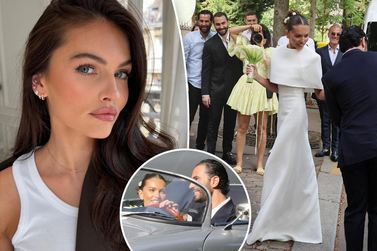 'Most beautiful girl in the world' Thylane Blondeau has married