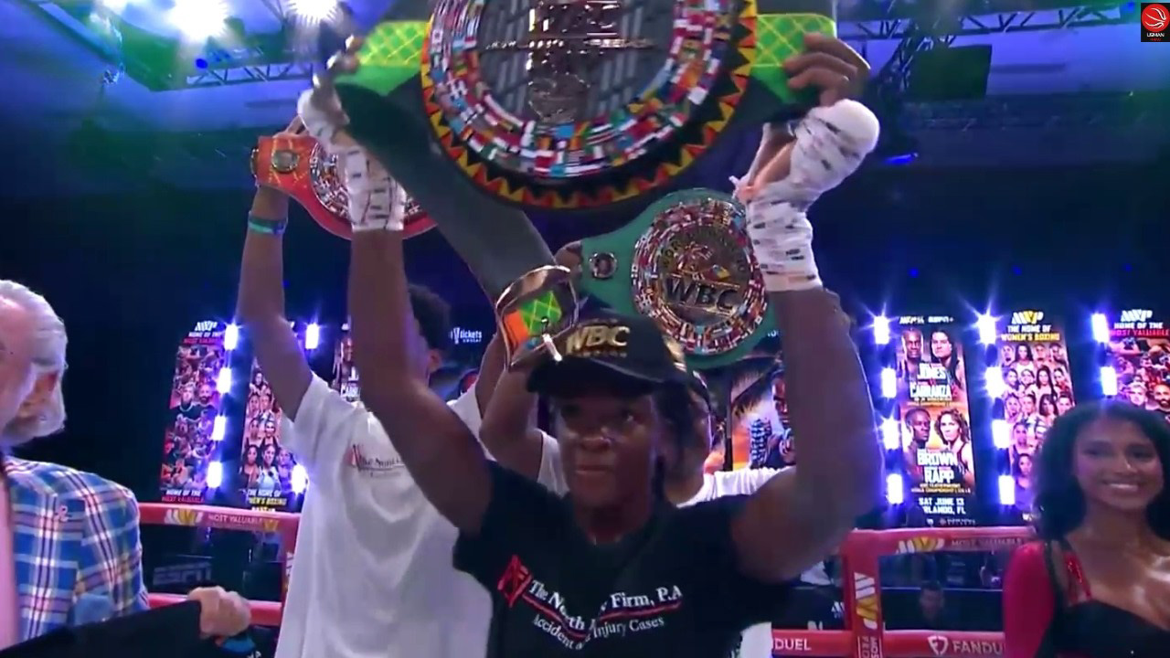 Tiara Brown Successfully Defends WBC Featherweight World Title