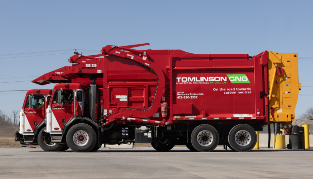 Tomlinson CNG garbage truck