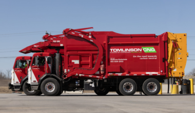 Tomlinson CNG garbage truck