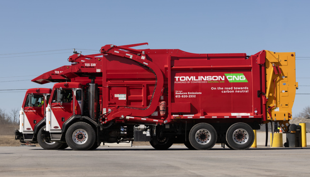 Tomlinson CNG garbage truck