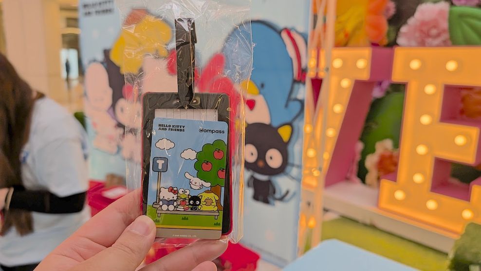 translink metrotown hello kitty compass cards