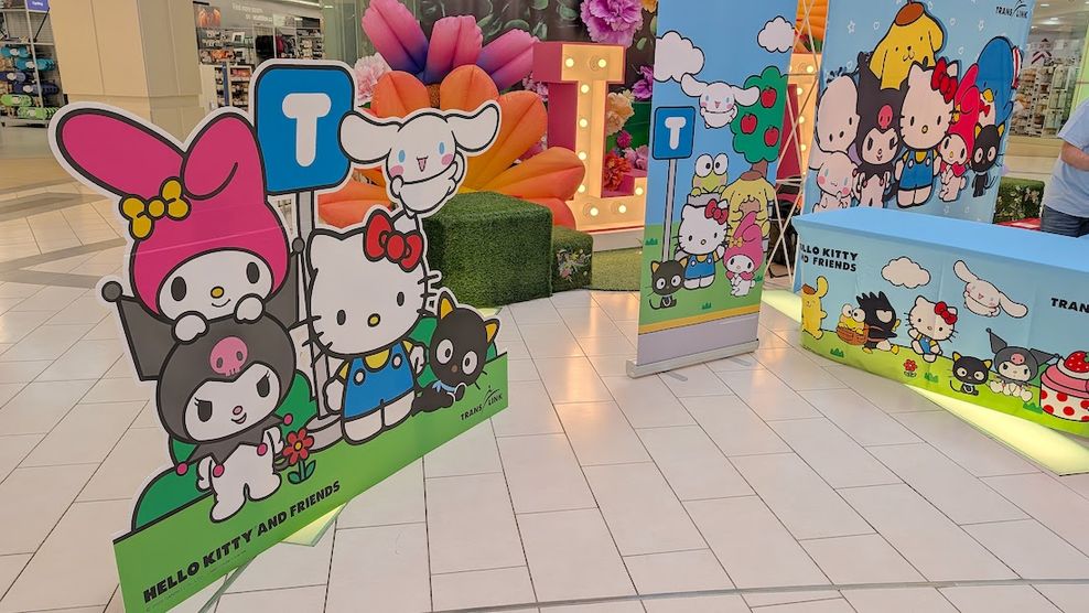 translink metrotown hello kitty compass cards
