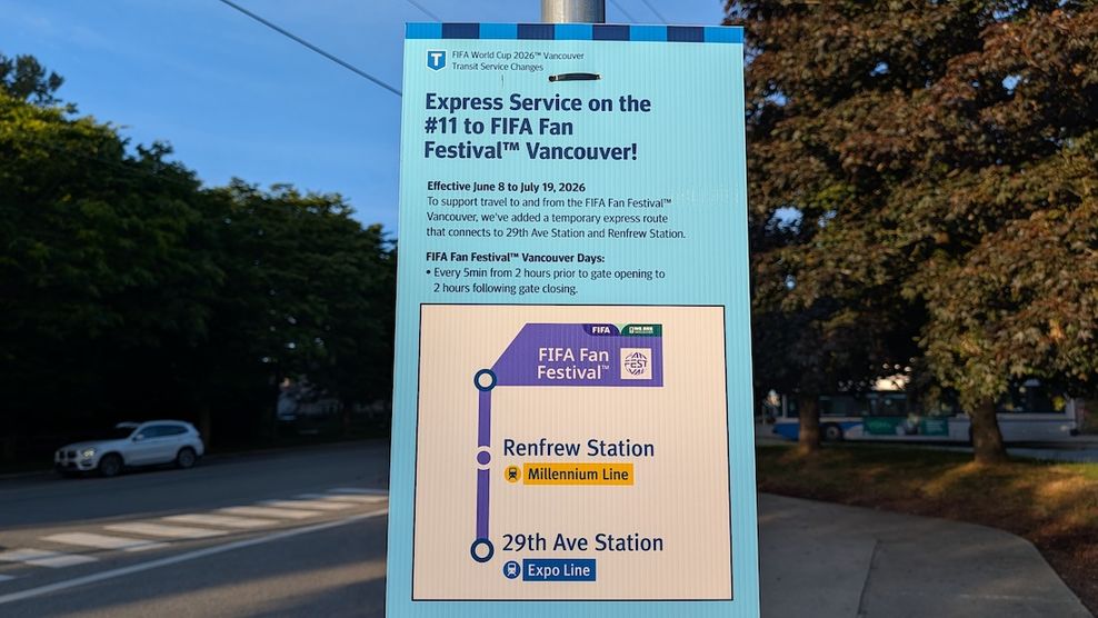 translink no 11 fifa fan festival express bus 29th avenue station skytrain