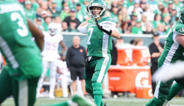 ‘He beat the Lions and Father Time’: Glen Suitor reflects on Trevor Harris’ 2026 CFL season debut | 620 CKRM - The Voice of Saskatchewan