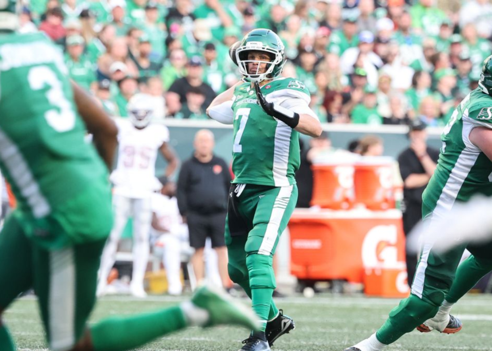 ‘He beat the Lions and Father Time’: Glen Suitor reflects on Trevor Harris’ 2026 CFL season debut
