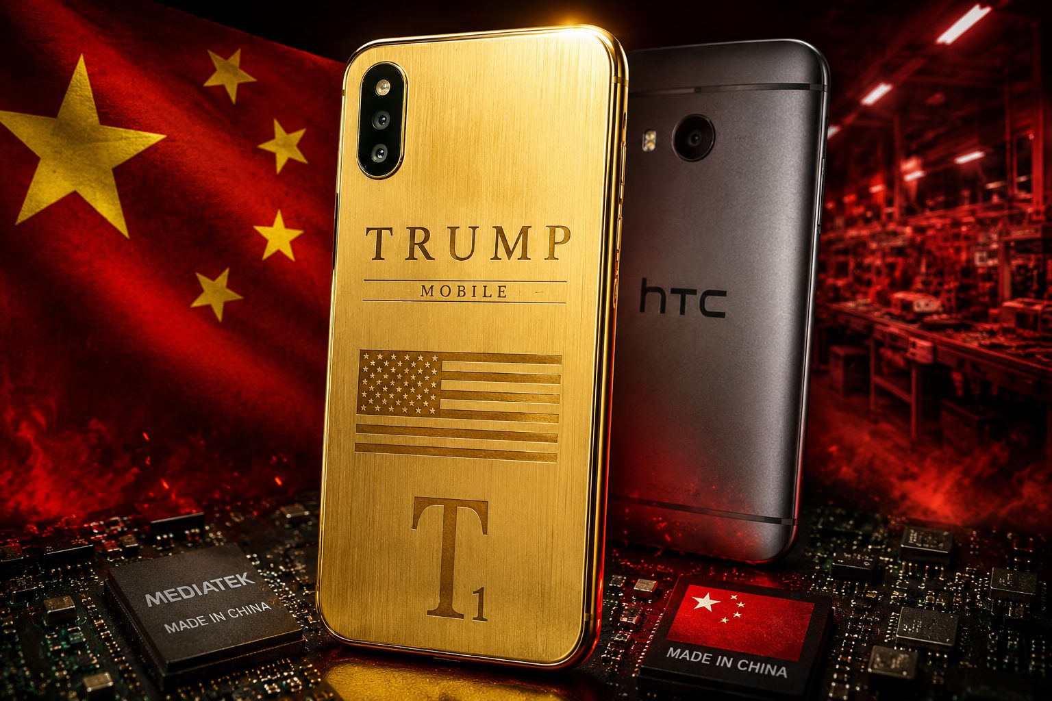 Trump Phone Turns Out to Be Rebranded HTC Device With Chinese Components