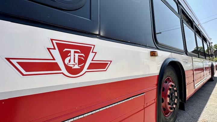 TTC bus crash sends 4 people to hospital, 1 woman charged