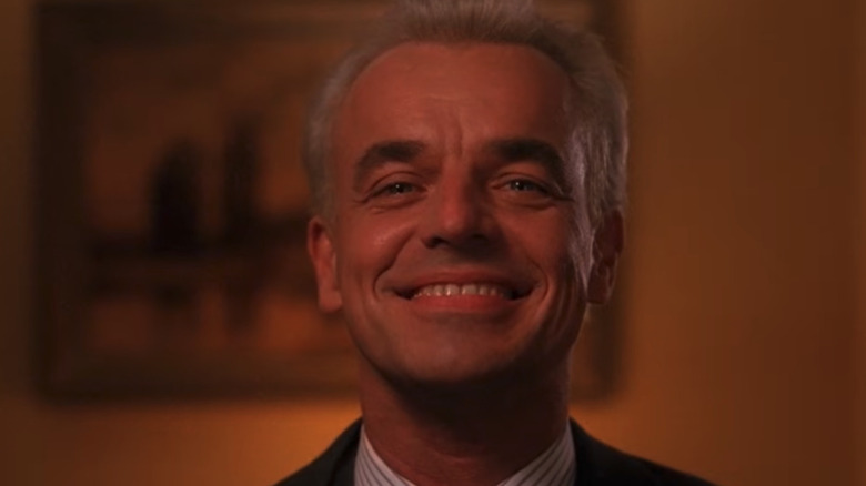 Leland Palmer smiling, close up