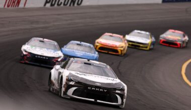 NASCAR Cup and O'Reilly Series TV ratings from Pocono