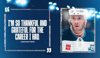 Toews calls it a career after one final season in Winnipeg