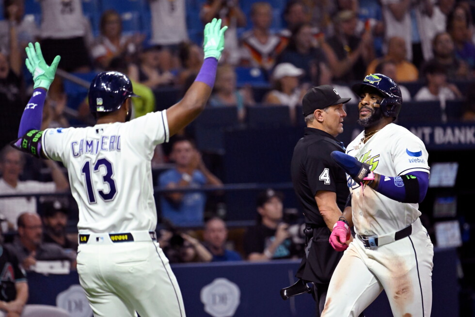 Caminero and Mullens homer in the Rays' 6-1 win over the Diamondbacks