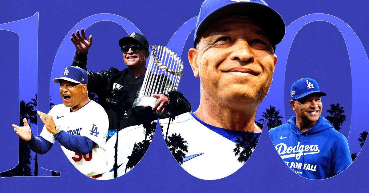 How Dodgers manager Dave Roberts got to the cusp of 1,000 career wins