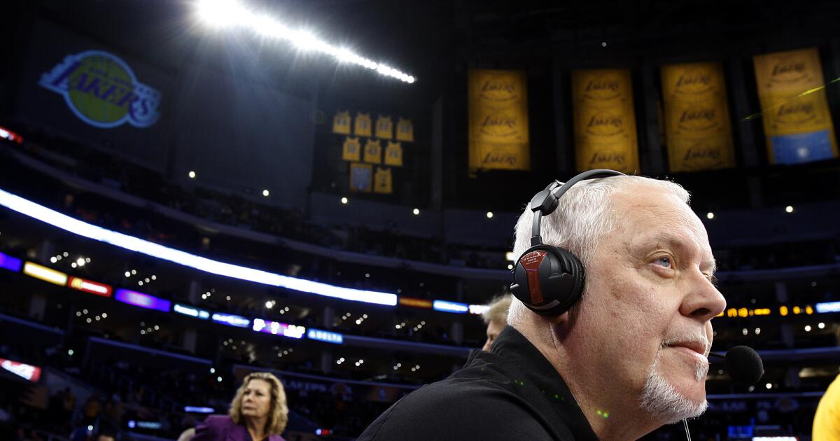 Lawrence Tanter was Lakers' voice whose subtlety spoke volumes
