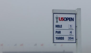 U.S. Open first round resumes after 2-hour delay