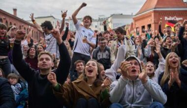 Soccer fans around the world watch the World Cup, in photos
