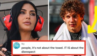 Kim Kardashian Sends Towel Gift To F1's Kimi Antonelli