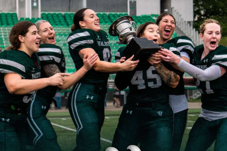 Saskatoon Valkyries 40-7 victory over Edmonton marks sixth consecutive title