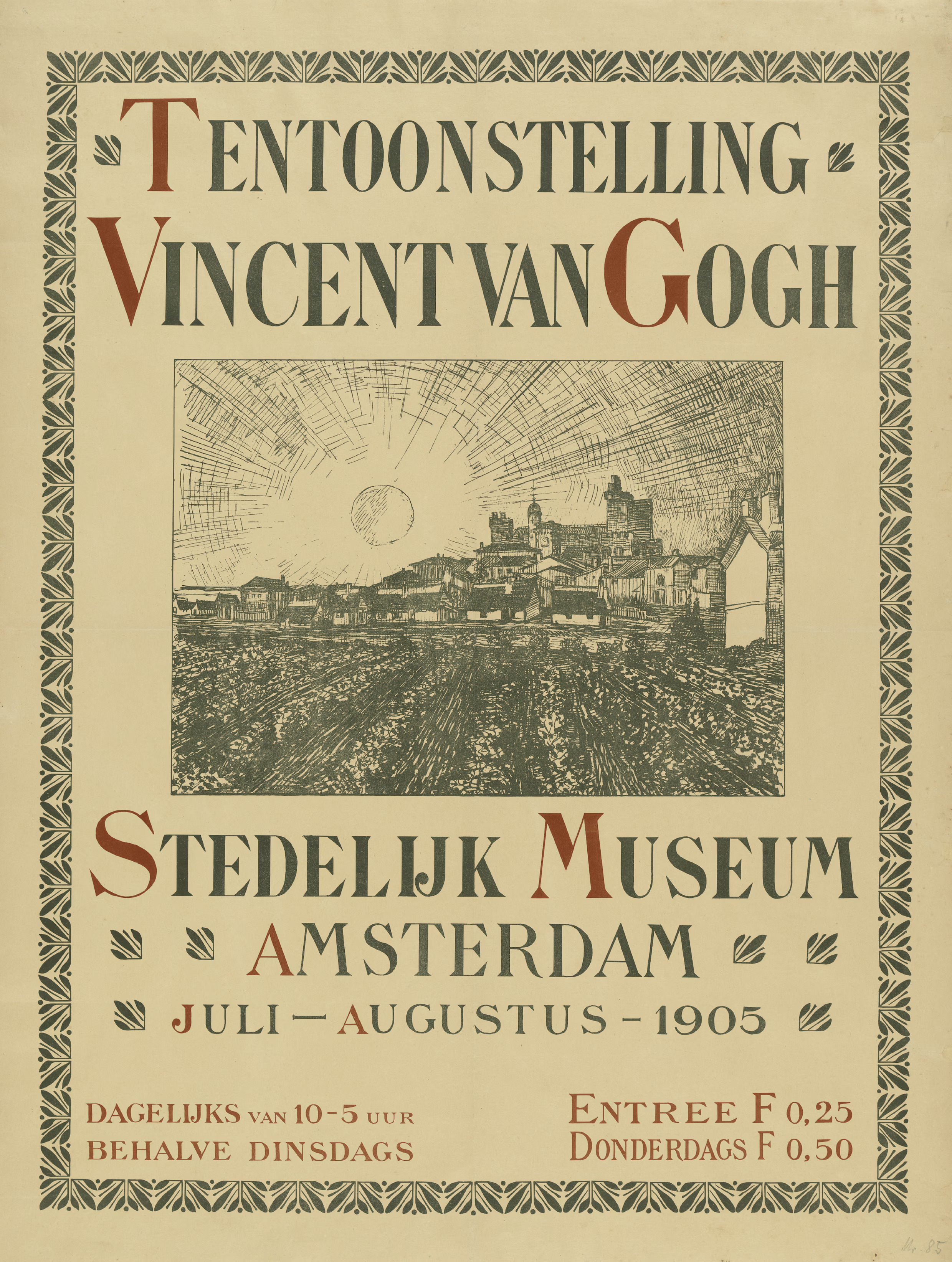 van gogh exhibition stedelijk museum 1905