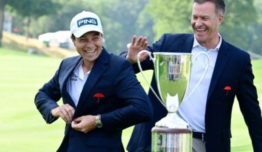 Hovland wins Travelers Championship after Scheffler misses short birdie putt