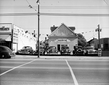 1952: Becker Motor Sales, 6196 Fraser St.
