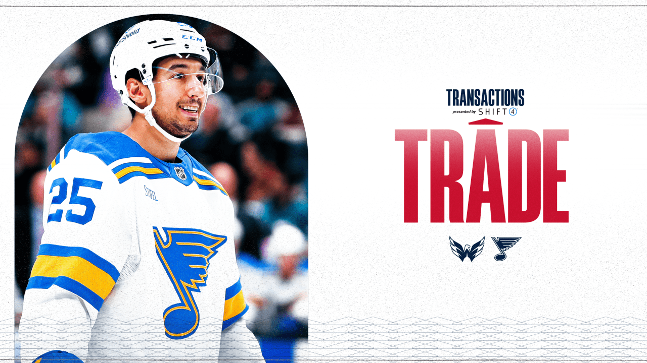 Capitals Acquire Jordan Kyrou from the St. Louis Blues