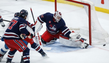 Jets GM listening to Hellebuyck offers, won't say if star goalie requested trade