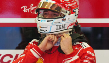 Ferrari's Charles Leclerc on day three of Formula One Aramco Pre-Season Testing at Bahrain International Circuit, Sakhir. Picture date: Friday February 20, 2026.