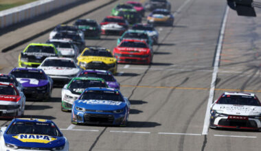 NASCAR race at Michigan stopped for crash involving Elliott…