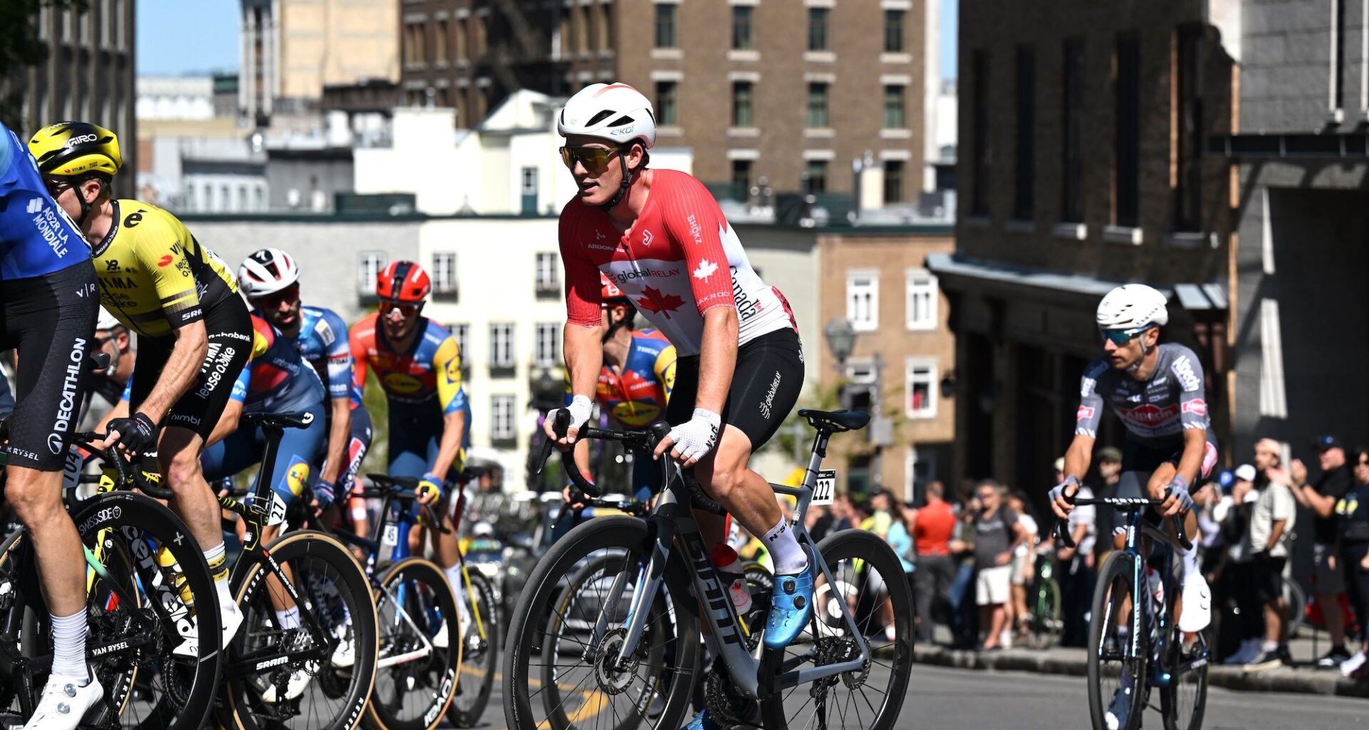 Jérôme Gauthier powers through rain and reduced breakaway to victory at the Canadian Road Championships