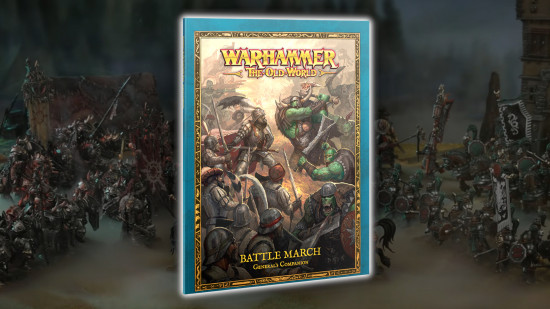warhammer-the-old-world-core-set-chaos-dragon-summer-preview-battle-march-book Warhammer The Old World core set revealed at Summer Preview - Games Workshop photos showing the new Battle March supplement book