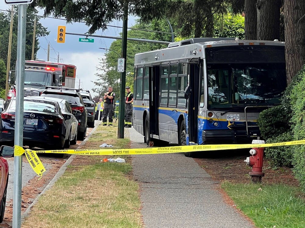 North Vancouver bus crash: Driver was in medical distress