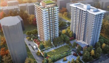 Where is new apartment tower planned in West Vancouver?