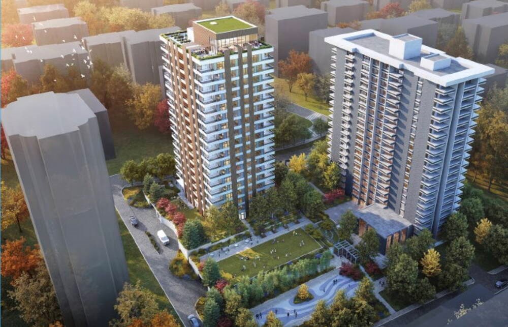 Where is new apartment tower planned in West Vancouver?