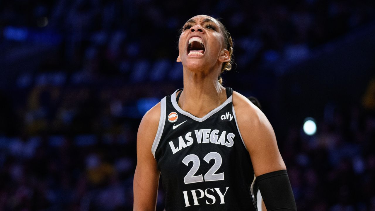 A'ja Wilson shines as Aces beat Sparks