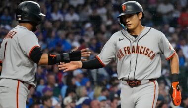 Chapman’s 10th-inning single gives the Giants a 2-1 win over the Cubs