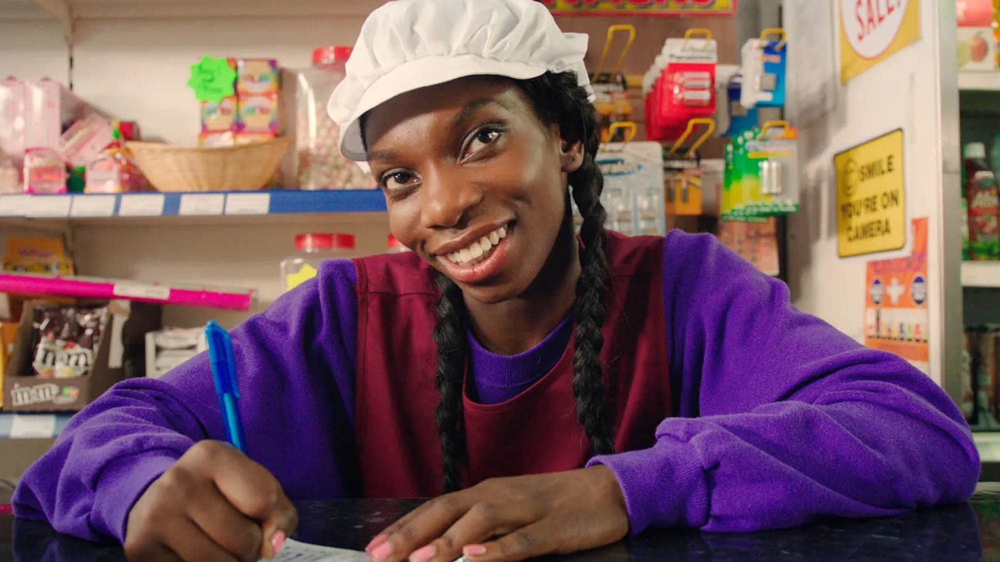 Michaela Coel in Chewing Gum