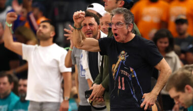 NBA Finals: Timothée Chalamet, Ben Stiller and the Knicks' celebrity superfans return to San Antonio for a 2-0 lead