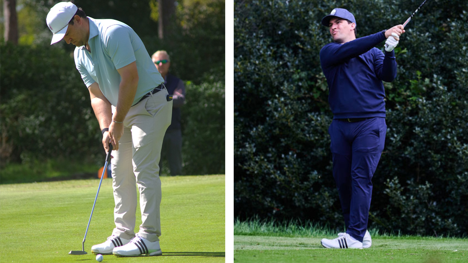 Sam De'Ath wearing Adidas Tour 360's