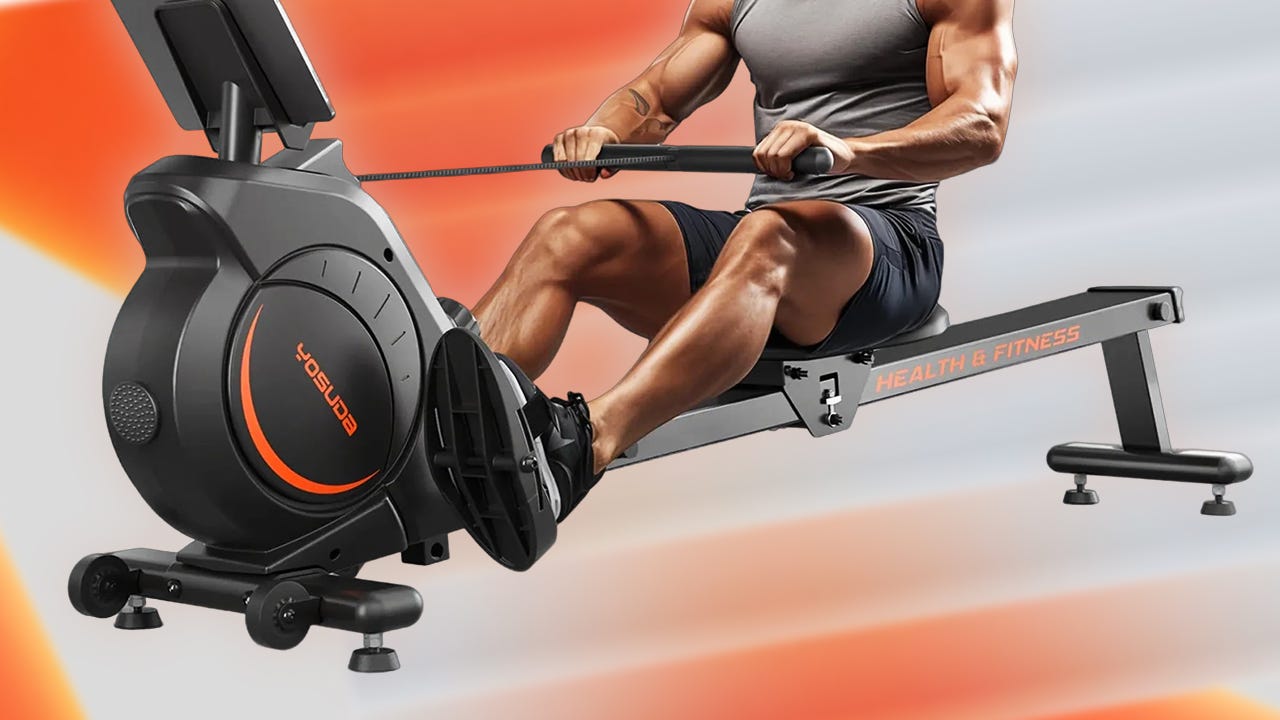 Save 40% Off a Magnetic Rower Exercise Machine, Now Under $150 Ahead of Father's Day