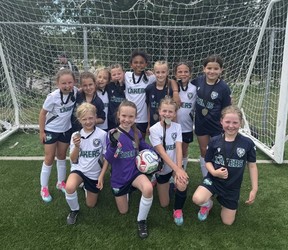 Young girls soccer
