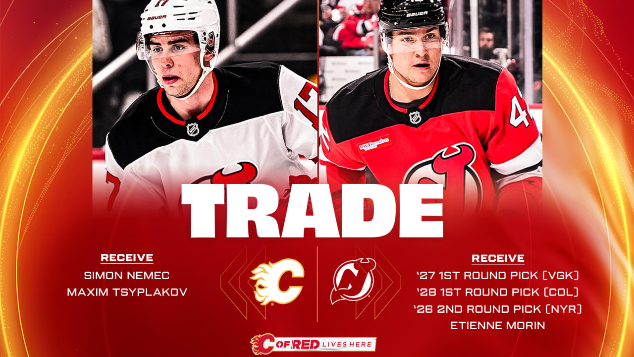 Flames Acquire Simon Nemec & Maxim Tsyplakov