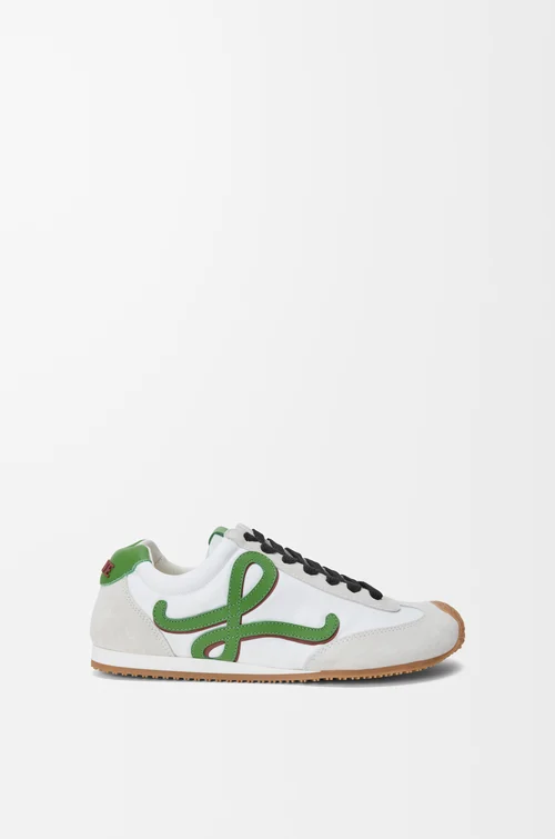 Ballet Runner 2.0 in Nylon and Calfskin
