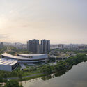 Songshan Lake Exhibition and Performance Centre by ZHA, 2026. Image © Virgile Simon Betrand ZHA's Songshan Lake Exhibition and Performance Center Opens in Dongguanm, China - Image 2 of 20