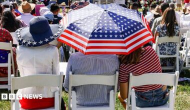 US marks 250th independence anniversary as heatwave disrupts celebrations - follow live