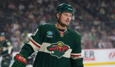Sep 25, 2025; Saint Paul, Minnesota, USA; Minnesota Wild right wing Vladimir Tarasenko (91) during a break in action against the Dallas Stars in the first period at Grand Casino Arena. Mandatory Credit: Matt Blewett-Imagn Images